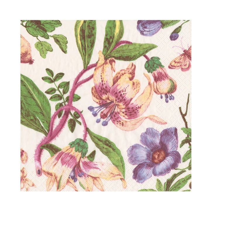 Lunsjservietter med porselensblomst 
