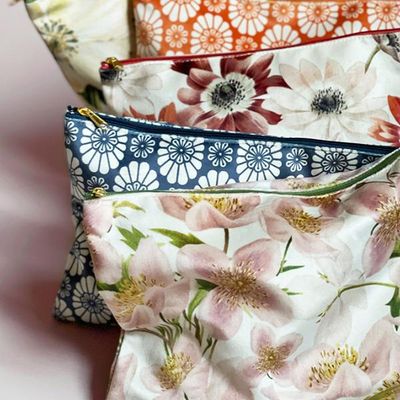 Hovedbilde Velour toalettmappe ass. motiv